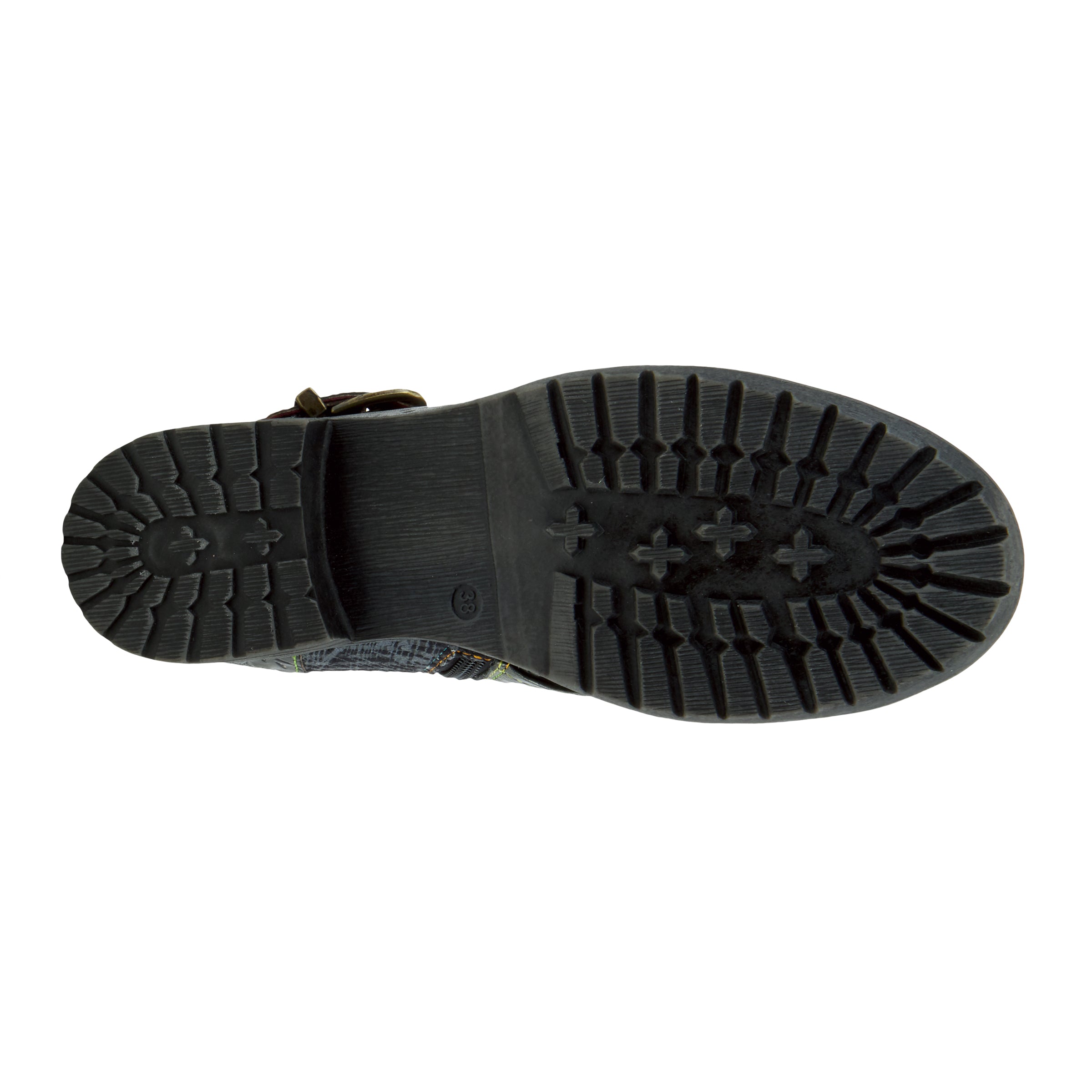 L'Artiste L'Artiste CLAUDINE Boots boot in black with handcrafted leather design