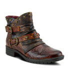 L'Artiste L'Artiste CLAUDINE Boots boot in brown with handcrafted leather design
