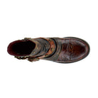L'Artiste L'Artiste CLAUDINE Boots boot in brown with handcrafted leather design