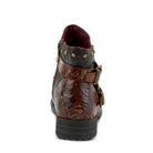 L'Artiste L'Artiste CLAUDINE Boots boot in brown with handcrafted leather design