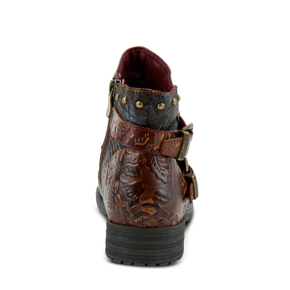 L'Artiste L'Artiste CLAUDINE Boots boot in brown with handcrafted leather design