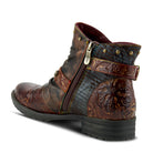 L'Artiste L'Artiste CLAUDINE Boots boot in brown with handcrafted leather design