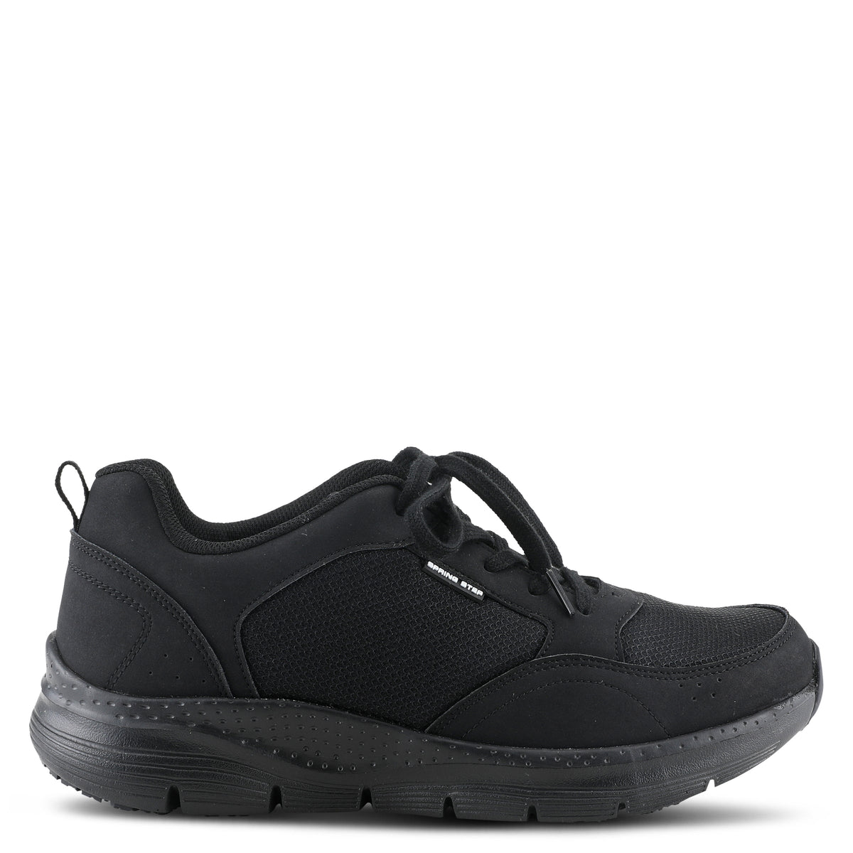 Spring Step Professional SPRING STEP PROFESSIONAL CLIVE MEN'S LACE-UP SHOES work shoe in black with comfortable work design