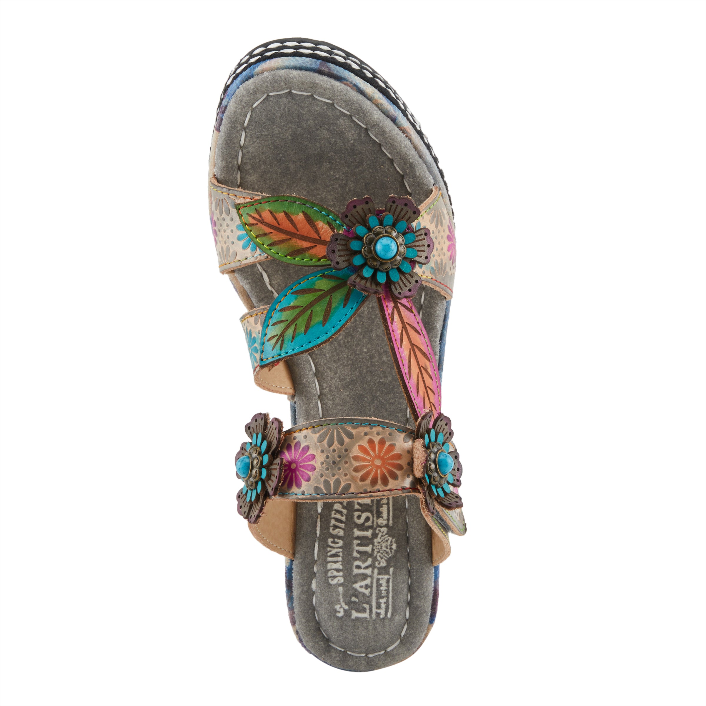 L artiste Coastal Sandals Slides Sandal Spring Step Shoes