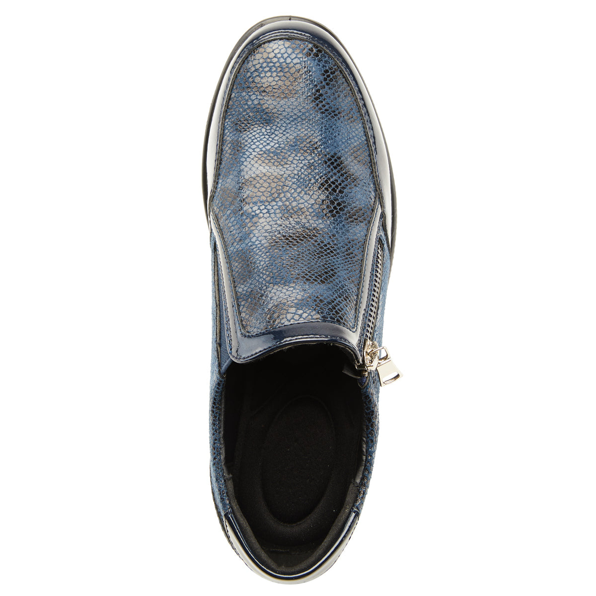 Flexus FLEXUS CONCHA SLIP-ON SHOES comfort shoe in navy with flexible sole