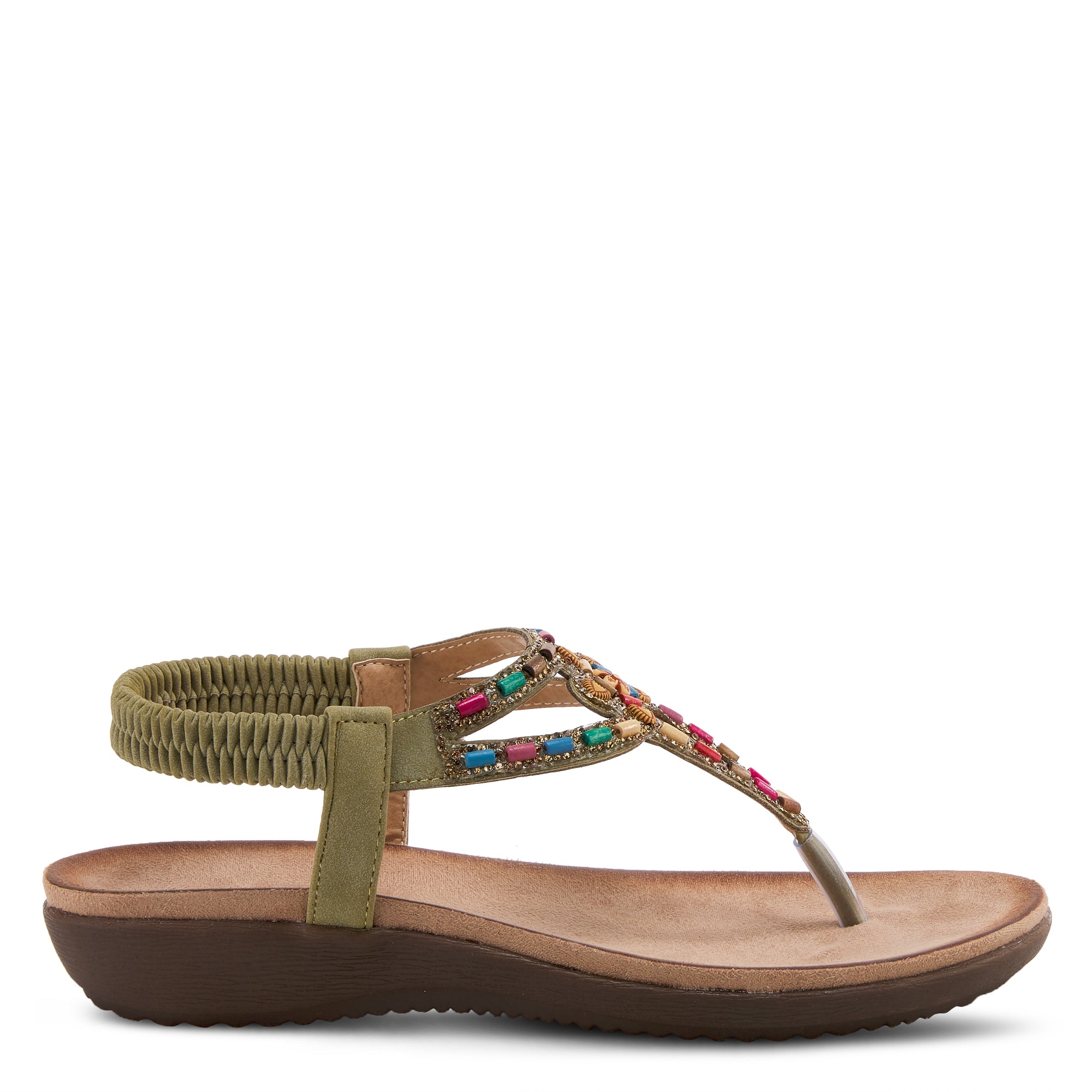 Patrizia Crema Thong T-strap Sandals – Spring Step Shoes