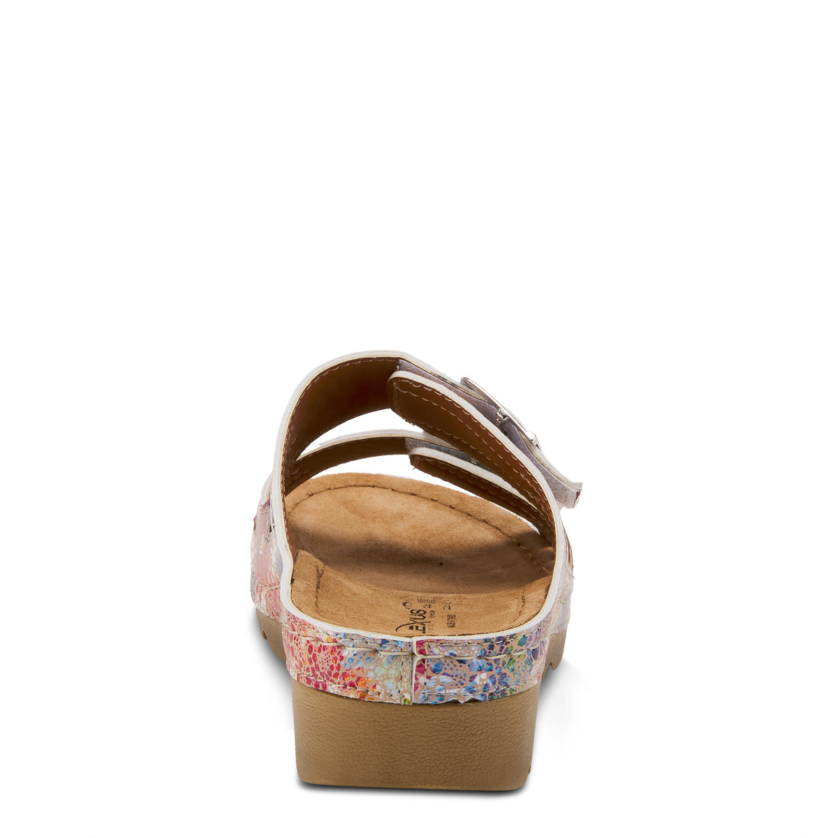 Flexus FLEXUS DELPHIS SLIDE SANDALS sandal in pink multi with flexible sole