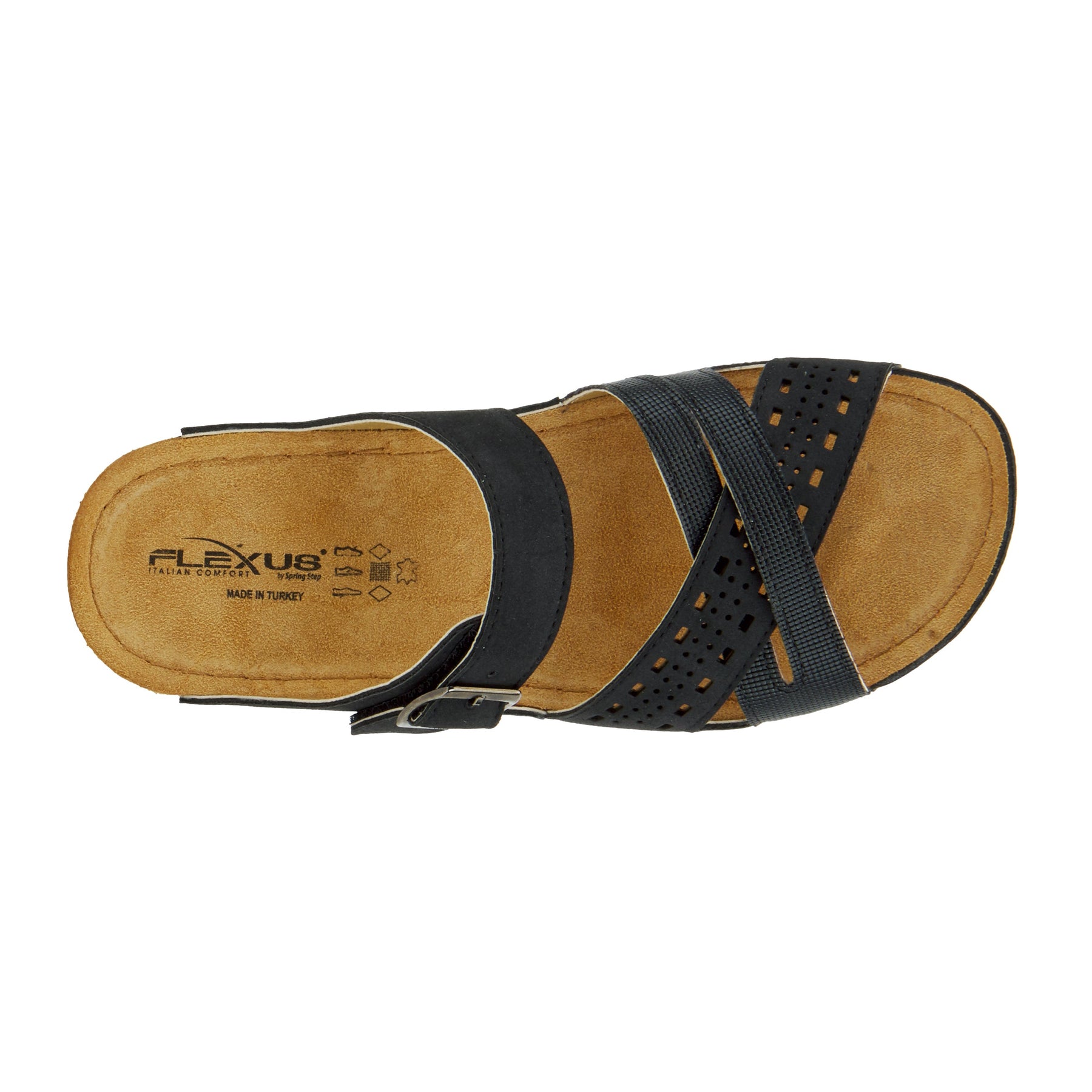 DENIA SLIDE SANDAL by FLEXUS – Spring Step Shoes