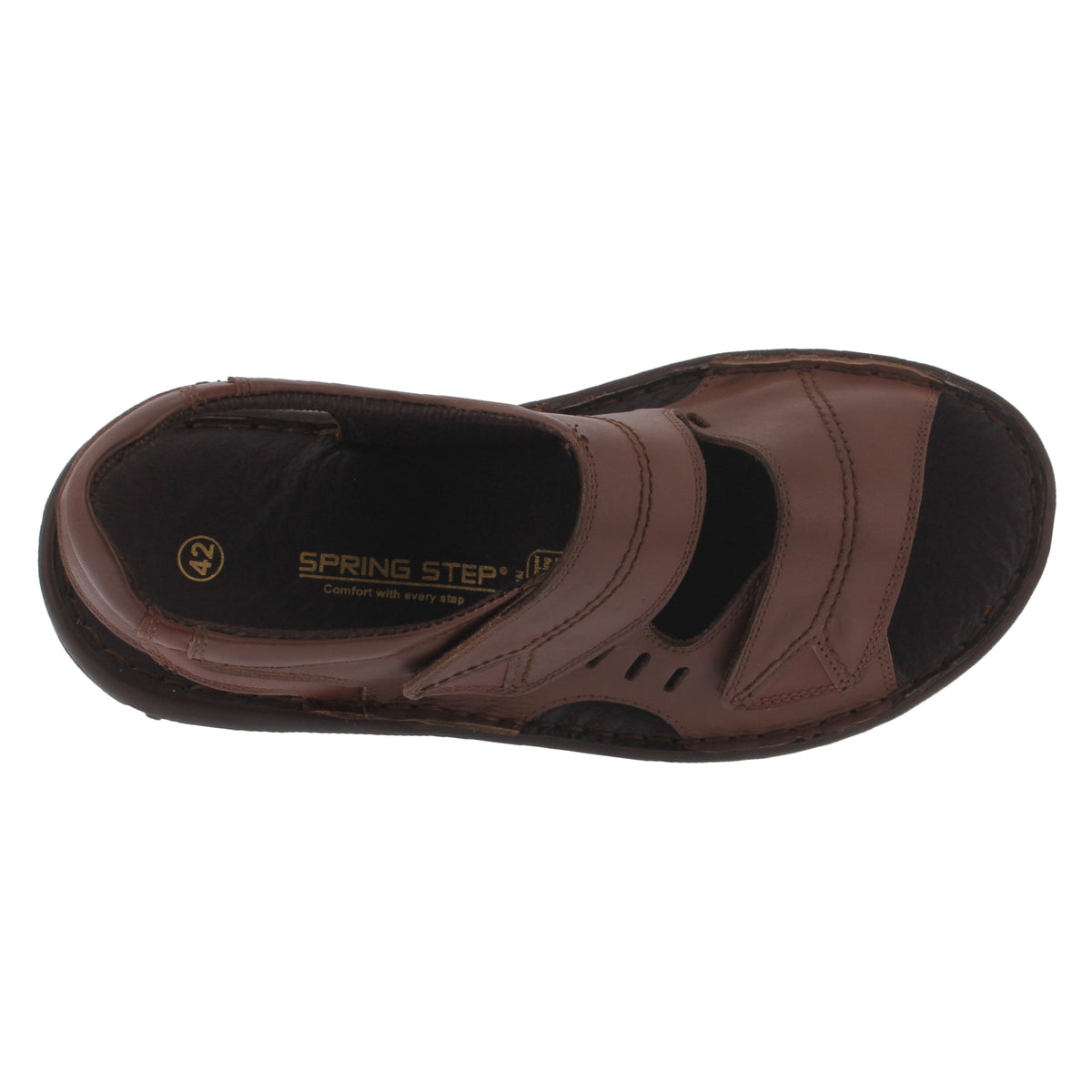 Spring Step SPRING STEP MEN DIRO SLINGBACK SANDAL sandal in brown with comfortable everyday design
