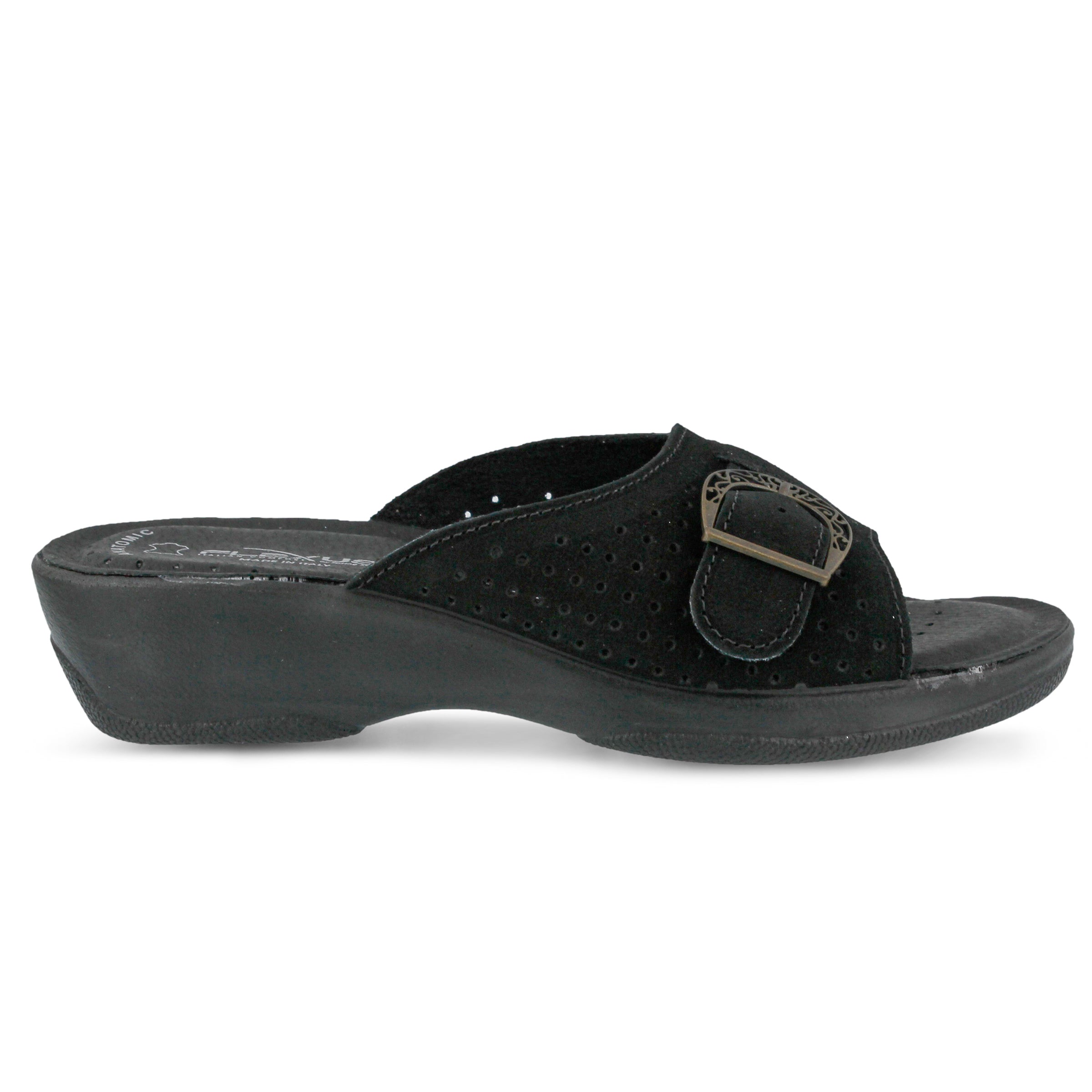 Flexus FLEXUS EDELLA SLIDE SANDAL sandal in navy with flexible sole