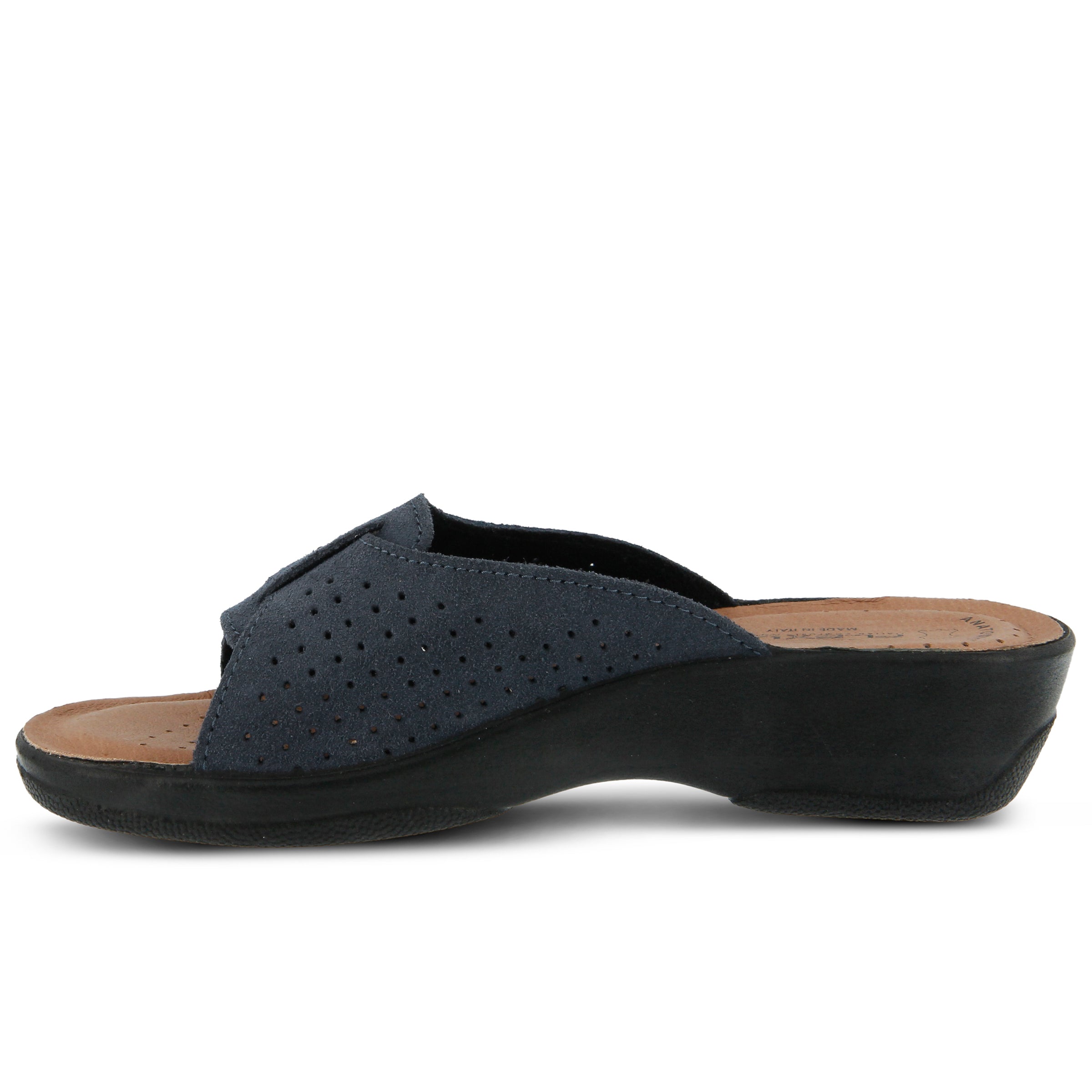 Flexus FLEXUS EDELLA SLIDE SANDAL sandal in black with flexible sole