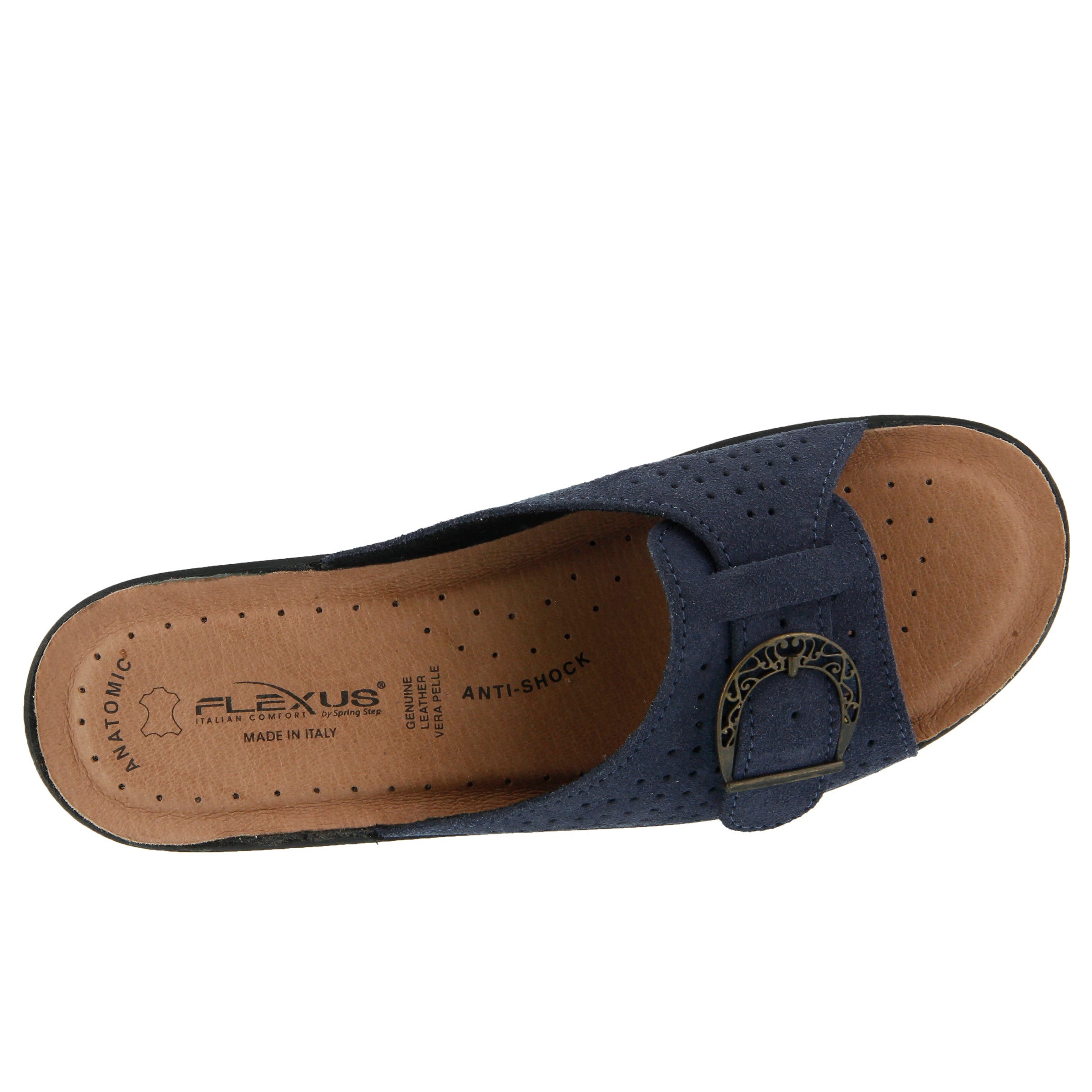 Flexus FLEXUS EDELLA SLIDE SANDAL sandal in black with flexible sole