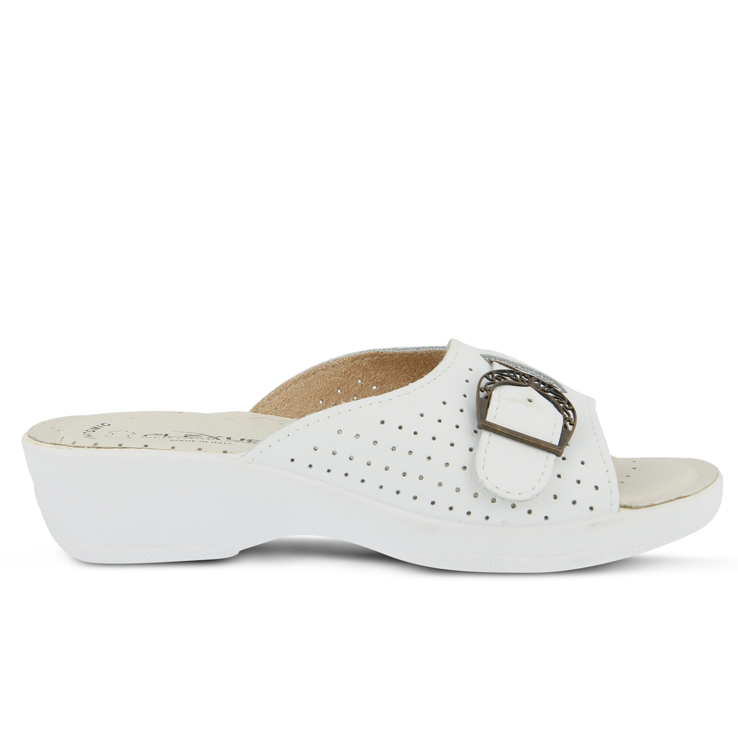 Flexus FLEXUS EDELLA SLIDE SANDAL sandal in beige with flexible sole