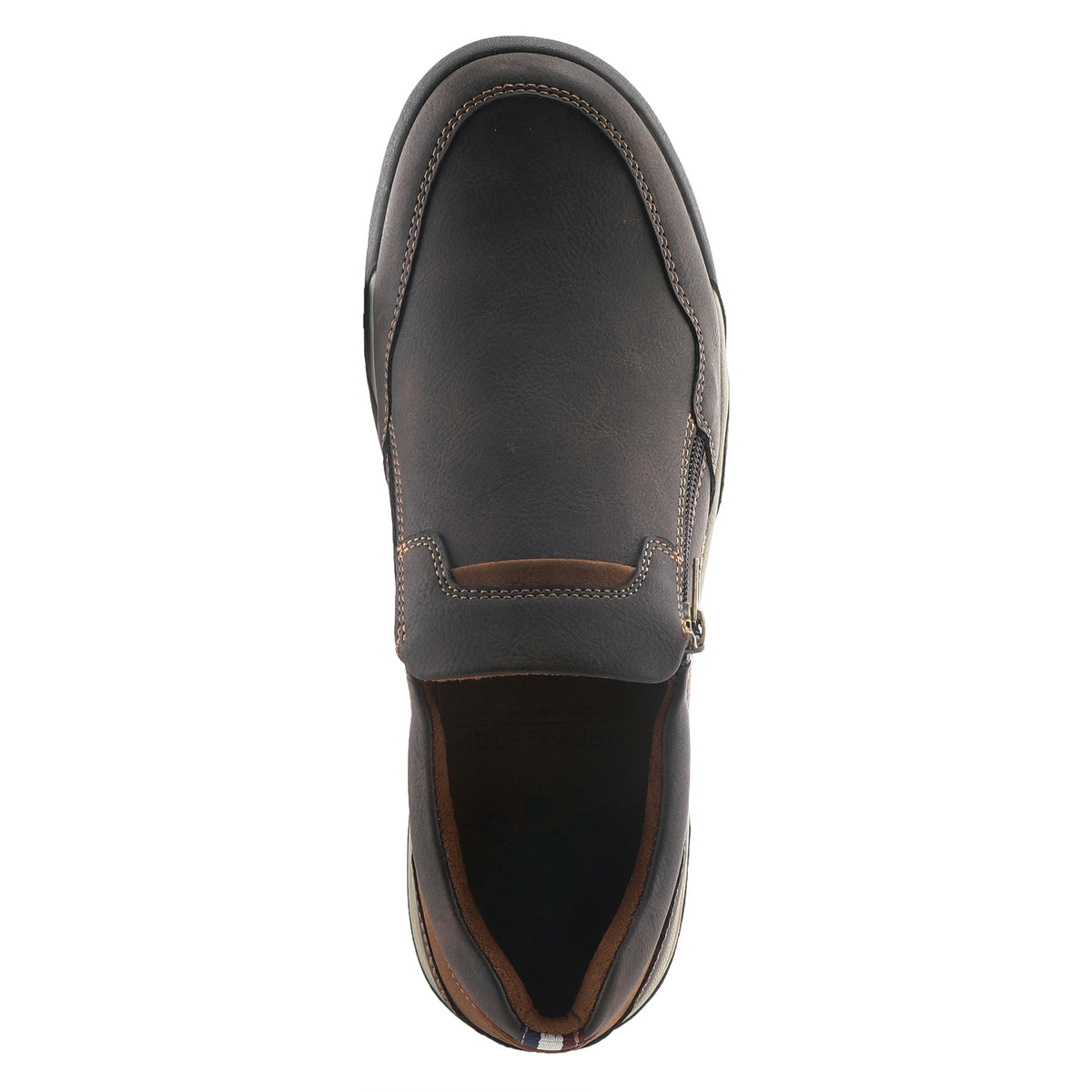Spring Step SPRING STEP RELIFE MEN ELIJAH SHOE shoe in dark brown with comfortable everyday design