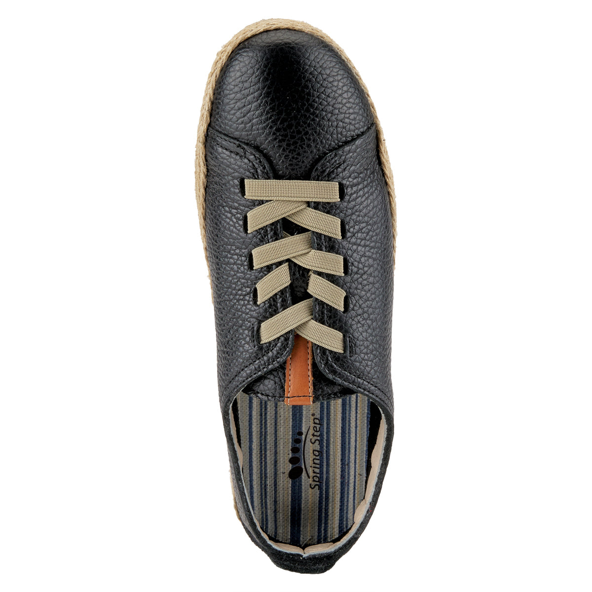 Spring Step SPRING STEP ELOYA LEATHER SNEAKER sneaker in yellow with leather upper