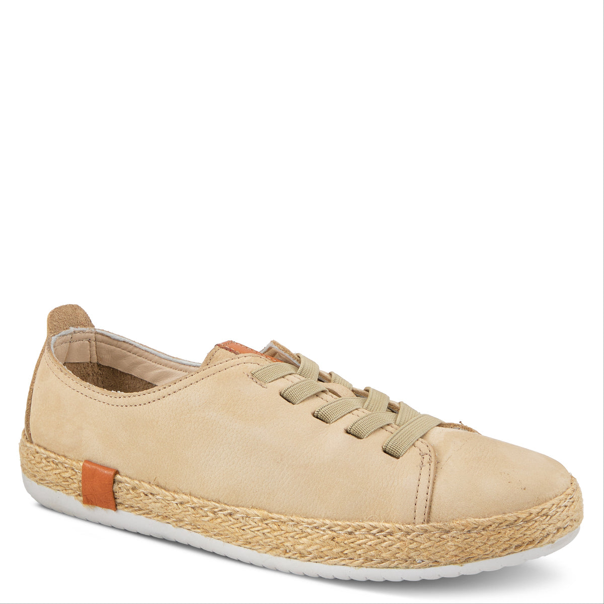 Spring Step SPRING STEP ELOYA LEATHER SNEAKER sneaker in black with leather upper