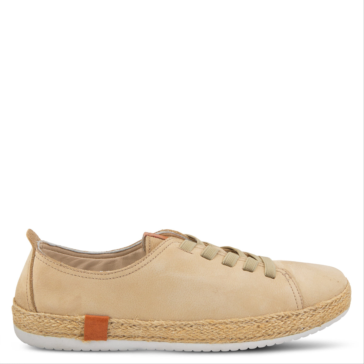 Spring Step SPRING STEP ELOYA LEATHER SNEAKER sneaker in black with leather upper