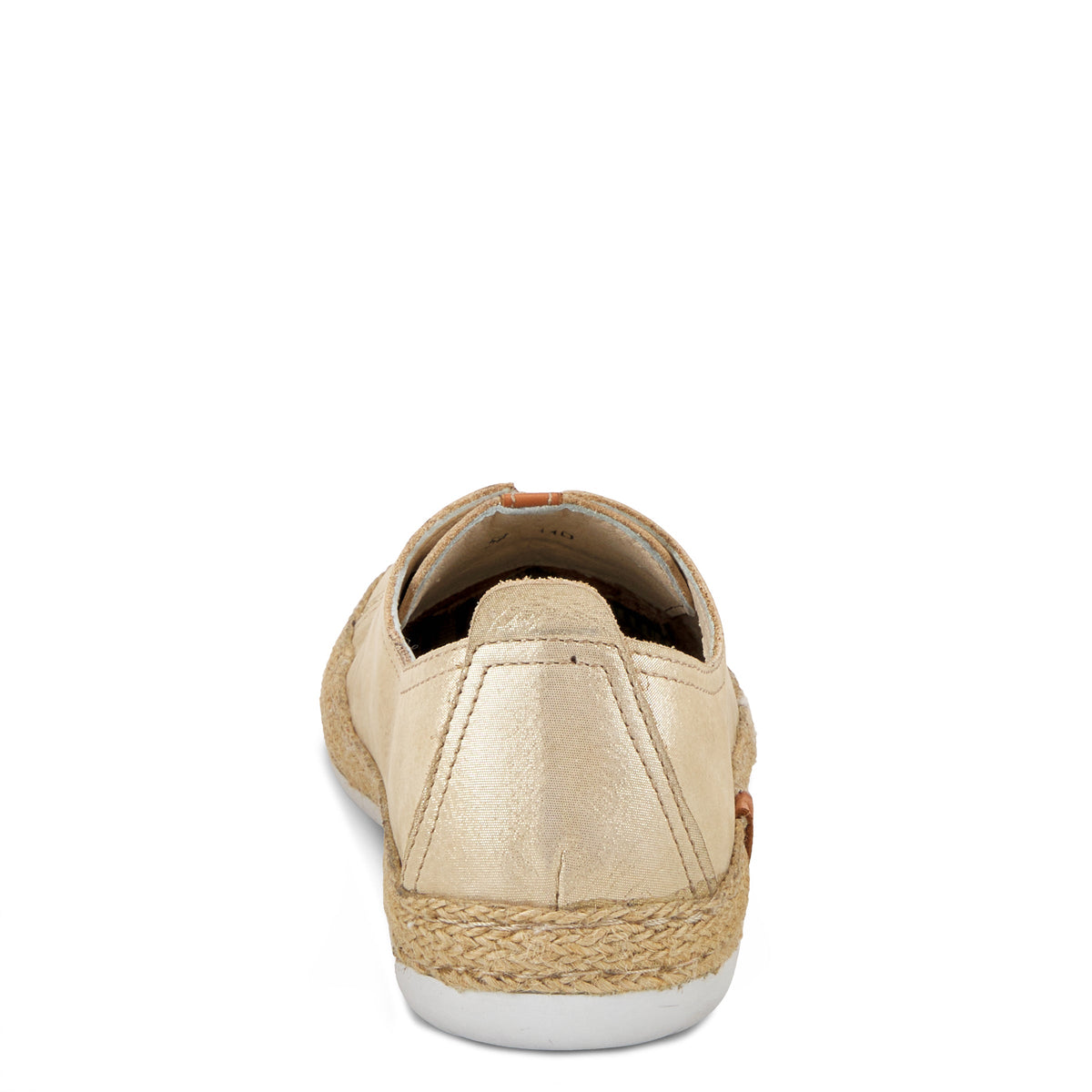 Spring Step SPRING STEP ELOYA LEATHER SNEAKER sneaker in silver metallic with leather upper