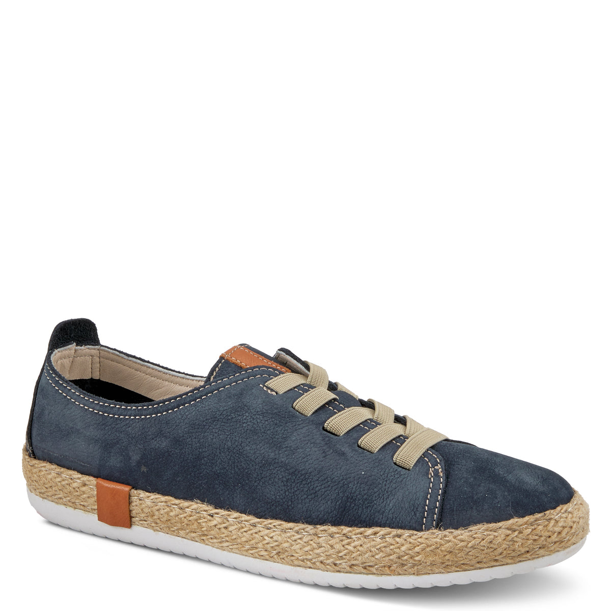 Spring Step SPRING STEP ELOYA LEATHER SNEAKER sneaker in beige nubuck with leather upper