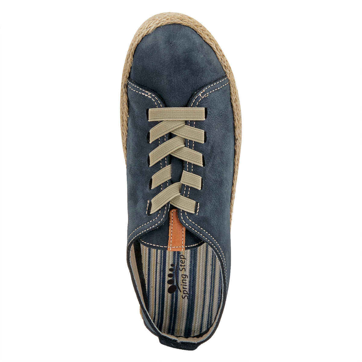 Spring Step SPRING STEP ELOYA LEATHER SNEAKER sneaker in beige nubuck with leather upper