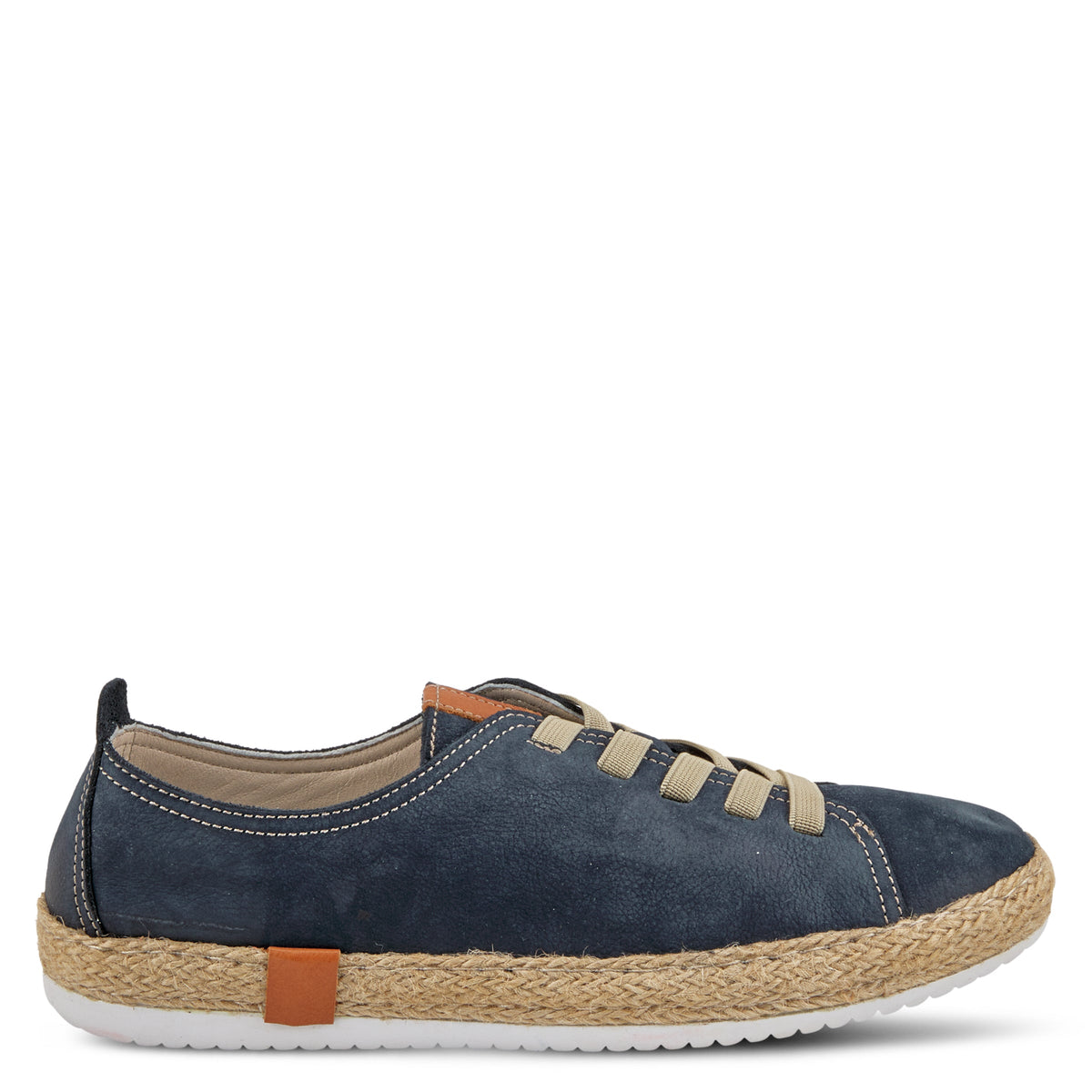 Spring Step SPRING STEP ELOYA LEATHER SNEAKER sneaker in beige nubuck with leather upper