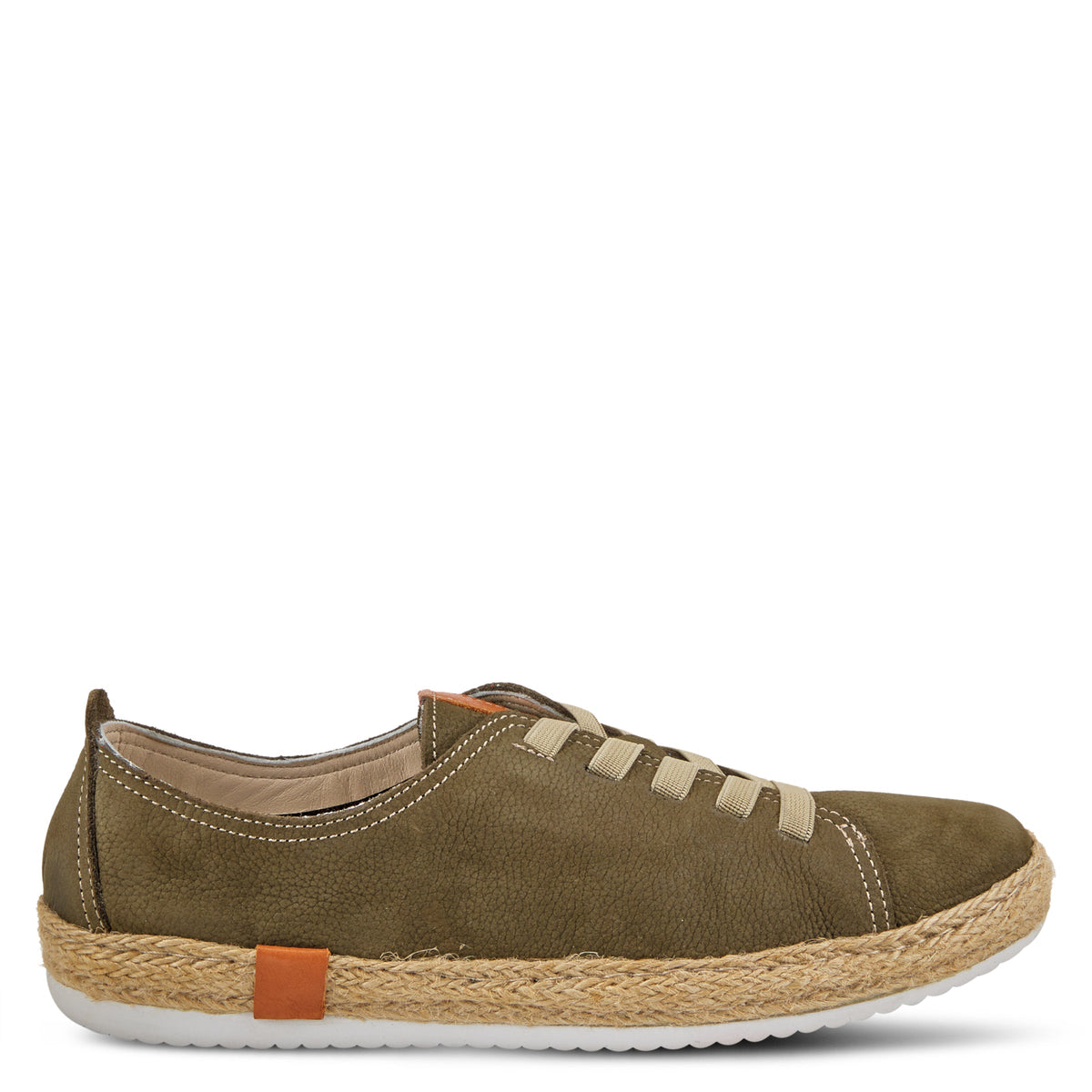 Spring Step SPRING STEP ELOYA LEATHER SNEAKER sneaker in navy nubuck with leather upper
