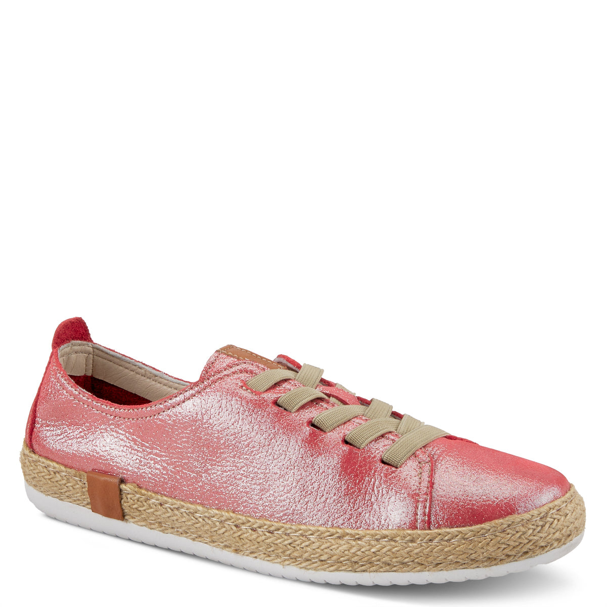 Spring Step SPRING STEP ELOYA LEATHER SNEAKER sneaker in blue metallic with leather upper