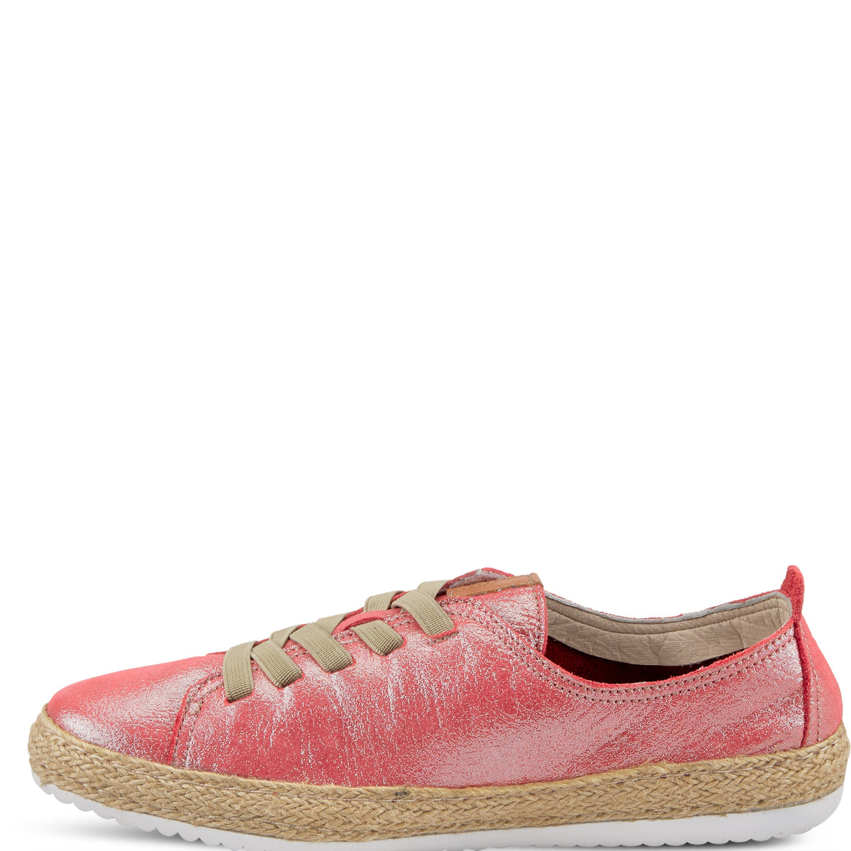 Spring Step SPRING STEP ELOYA LEATHER SNEAKER sneaker in blue metallic with leather upper