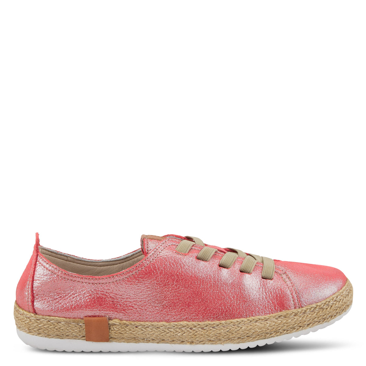 Spring Step SPRING STEP ELOYA LEATHER SNEAKER sneaker in blue metallic with leather upper