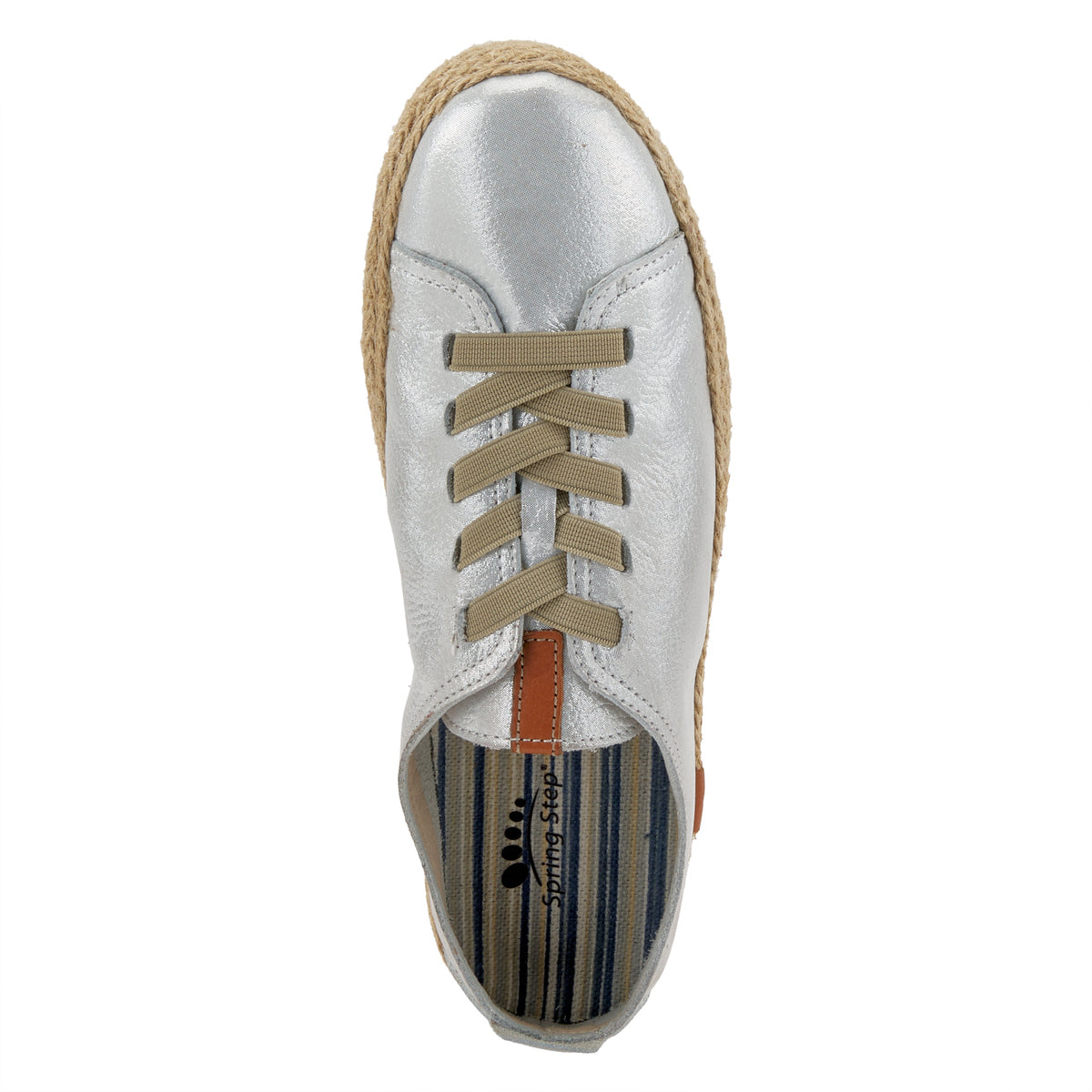 Spring Step SPRING STEP ELOYA LEATHER SNEAKER sneaker in red metallic with leather upper