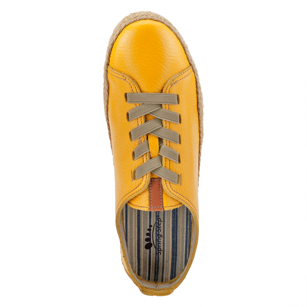 Spring Step SPRING STEP ELOYA LEATHER SNEAKER sneaker in navy with leather upper