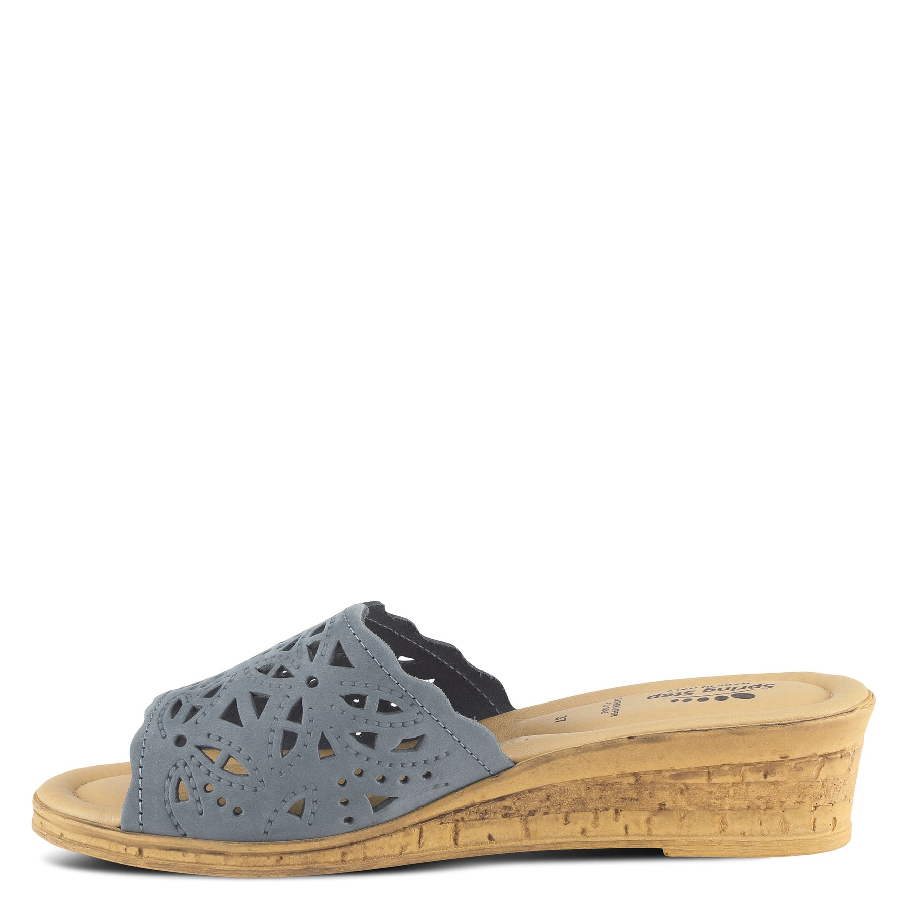 BLACK MULTI ESTELLA SLIDE SANDAL by SPRING STEP – Spring Step Shoes