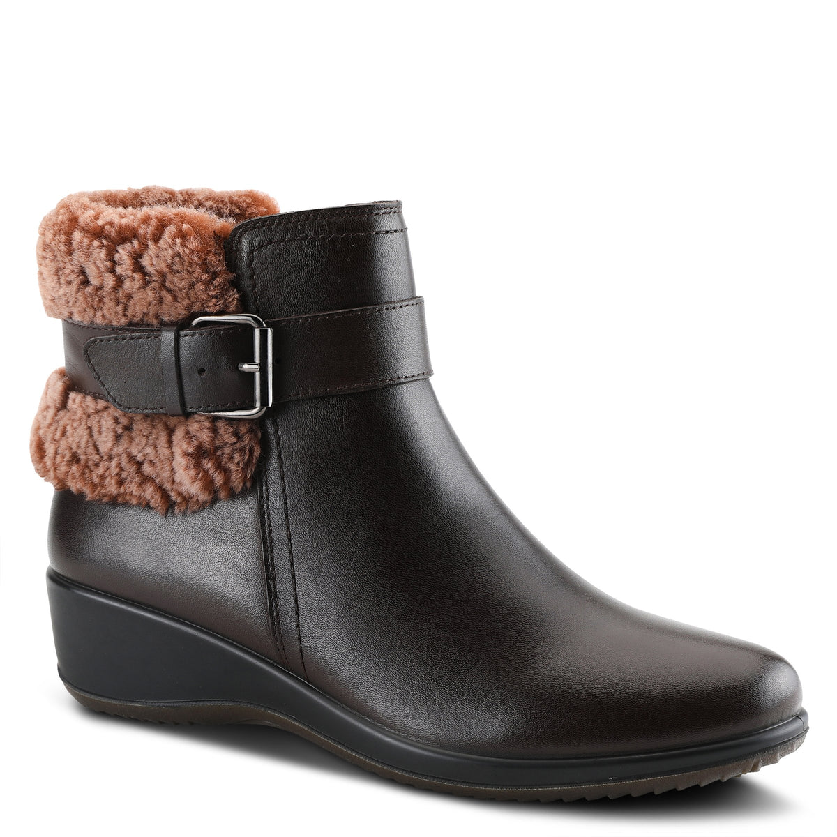 Flexus FLEXUS FAYE BOOTIES boot in chocolate brown with flexible sole