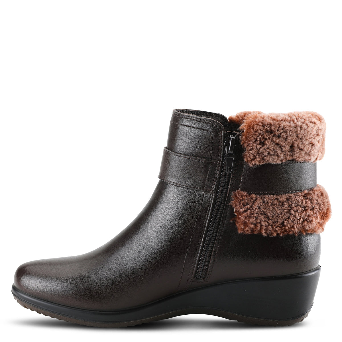 Flexus FLEXUS FAYE BOOTIES boot in chocolate brown with flexible sole