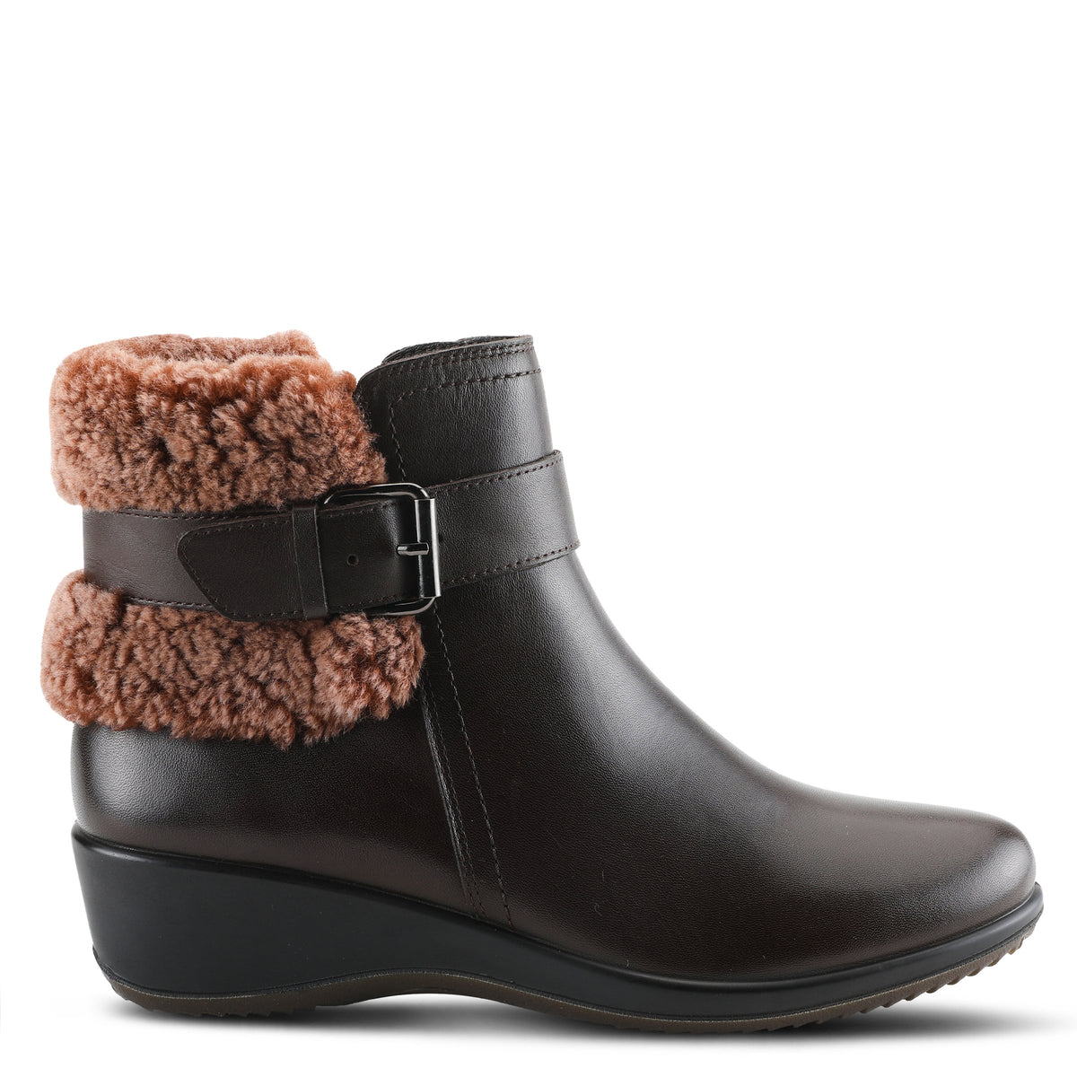 Flexus FLEXUS FAYE BOOTIES boot in chocolate brown with flexible sole