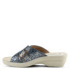 Flexus FLEXUS FEDAME SLIDE SANDAL sandal in blue suede with flexible sole