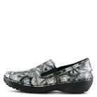 Spring Step Professional SPRING STEP PROFESSIONAL FERRARA-FLOW SLIP-ON SHOES slip-on shoe in blue multi with slip-resistant outsole