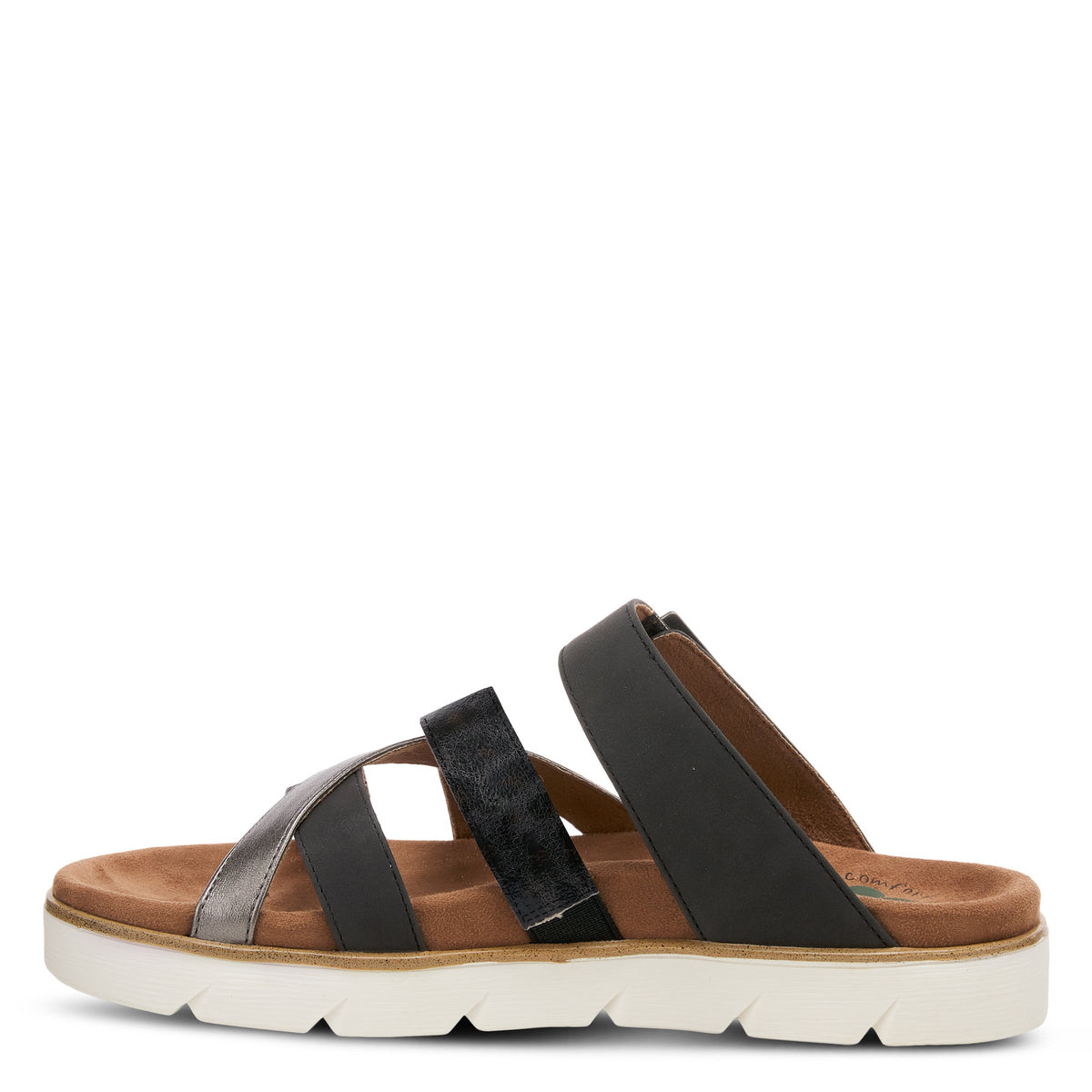 Spring Step SPRING STEP RELIFE FIANNA SLIDE SANDALS sandal in black multi with comfortable everyday design