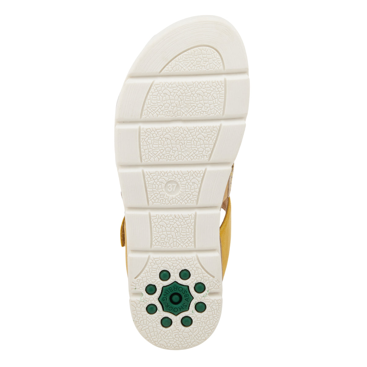 Spring Step SPRING STEP RELIFE FIANNA SLIDE SANDALS sandal in mustard multi with comfortable everyday design