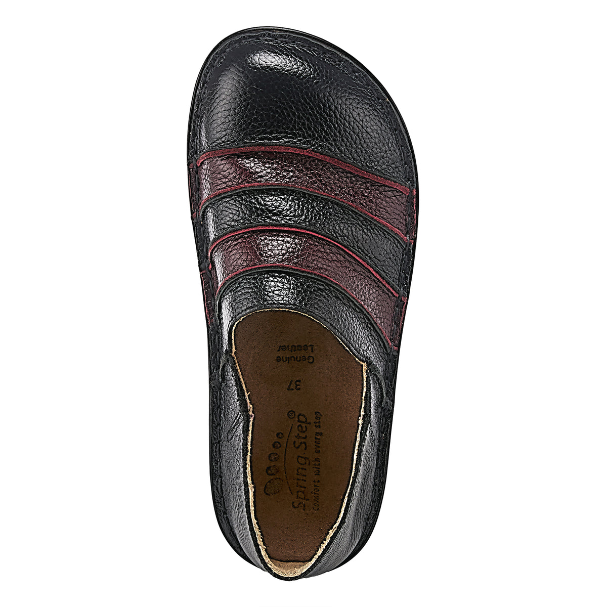 Spring Step SPRING STEP FIREFLY SLIP-ON SHOE shoe in black multi with comfortable everyday design