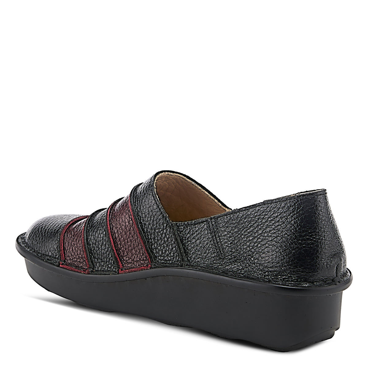Spring Step SPRING STEP FIREFLY SLIP-ON SHOE shoe in black multi with comfortable everyday design