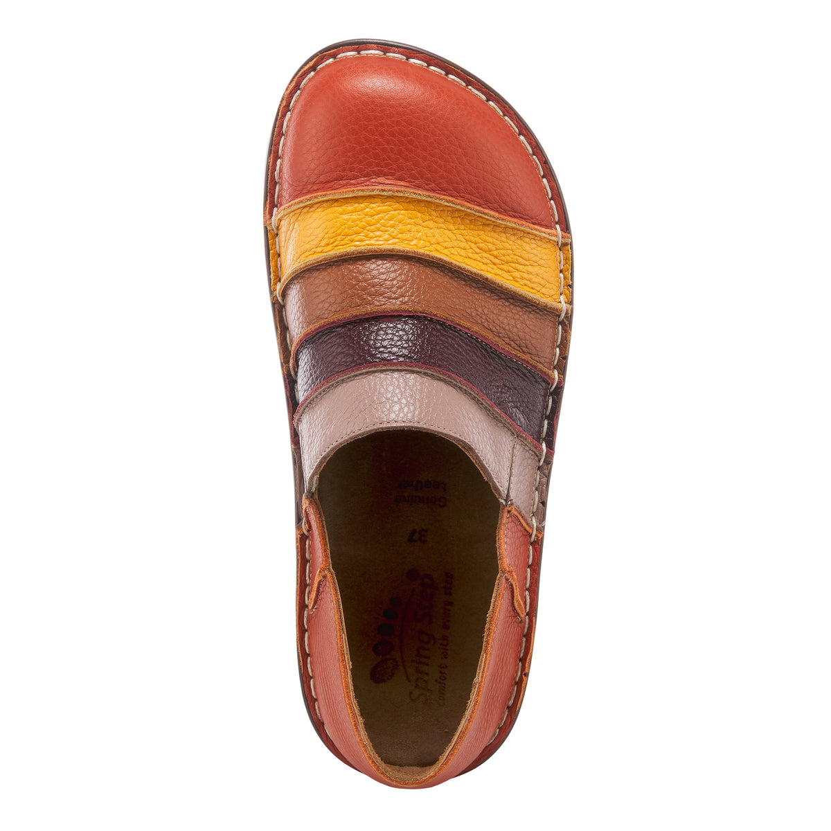 Spring Step SPRING STEP FIREFLY SLIP-ON SHOE shoe in camel multi with comfortable everyday design