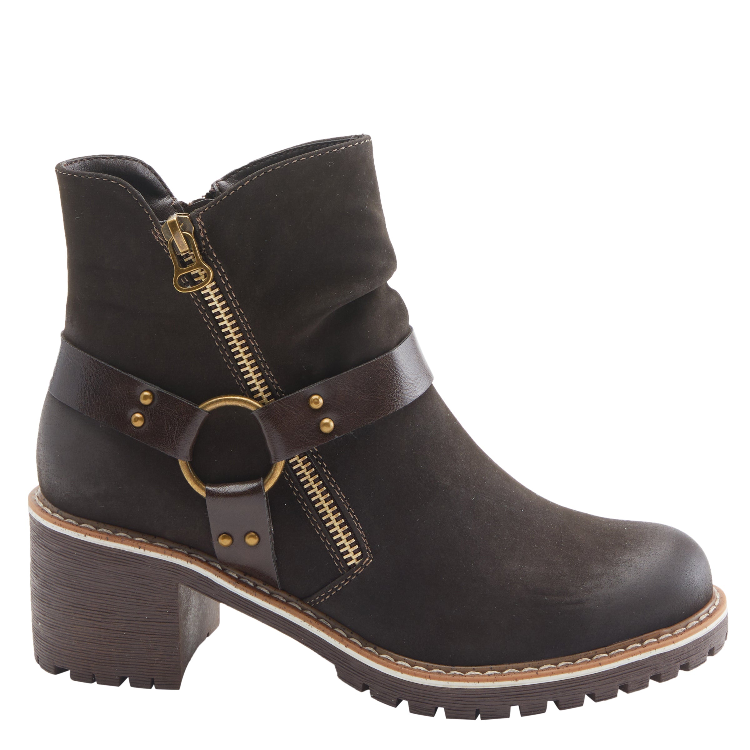 Patrizia Firewood Booties: Lug Sole Bootie – Spring Step Shoes