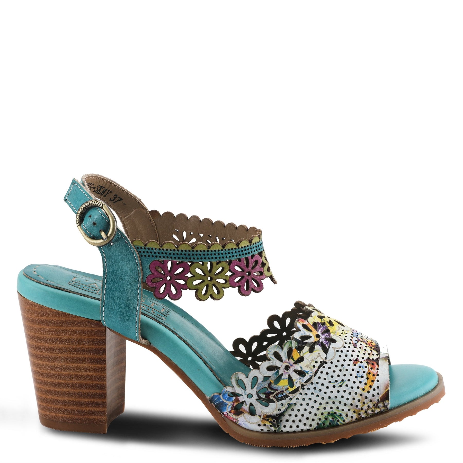 FLORADACIOUS ANKLE STRAP SANDAL by L'ARTISTE – Spring Step Shoes