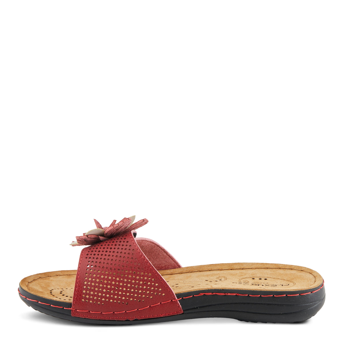 Flexus FLEXUS FLOWERSTARS SANDALS sandal in red with flexible sole