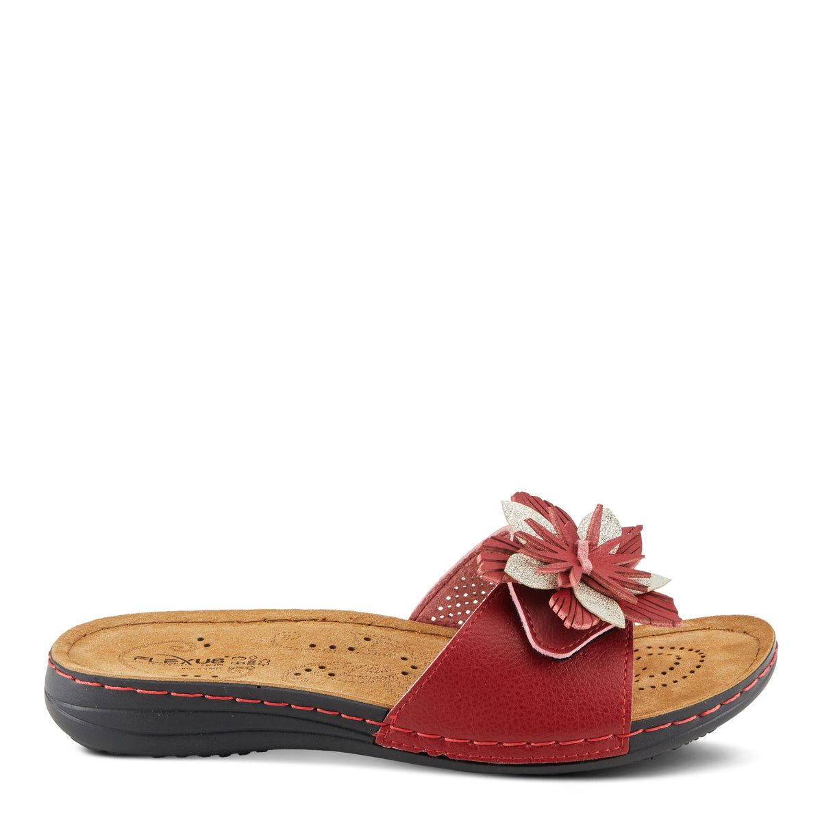 Flexus FLEXUS FLOWERSTARS SANDALS sandal in black with flexible sole