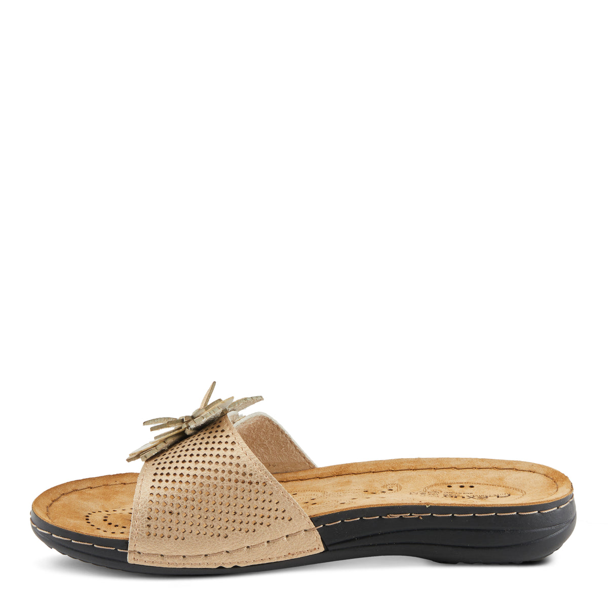 Flexus FLEXUS FLOWERSTARS SANDALS sandal in soft gold with flexible sole