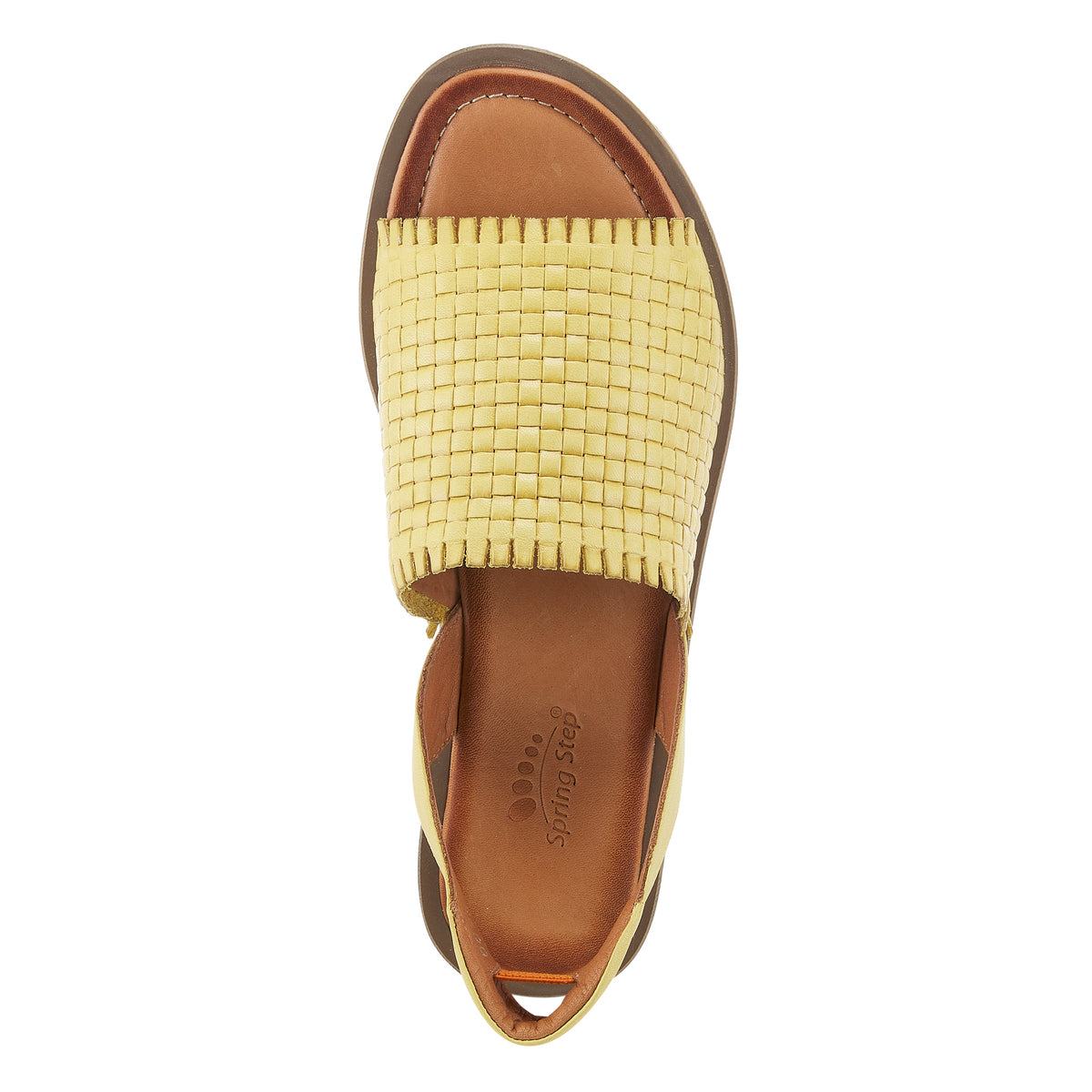 Spring Step SPRING STEP GELSI shoe in yellow with comfortable everyday design