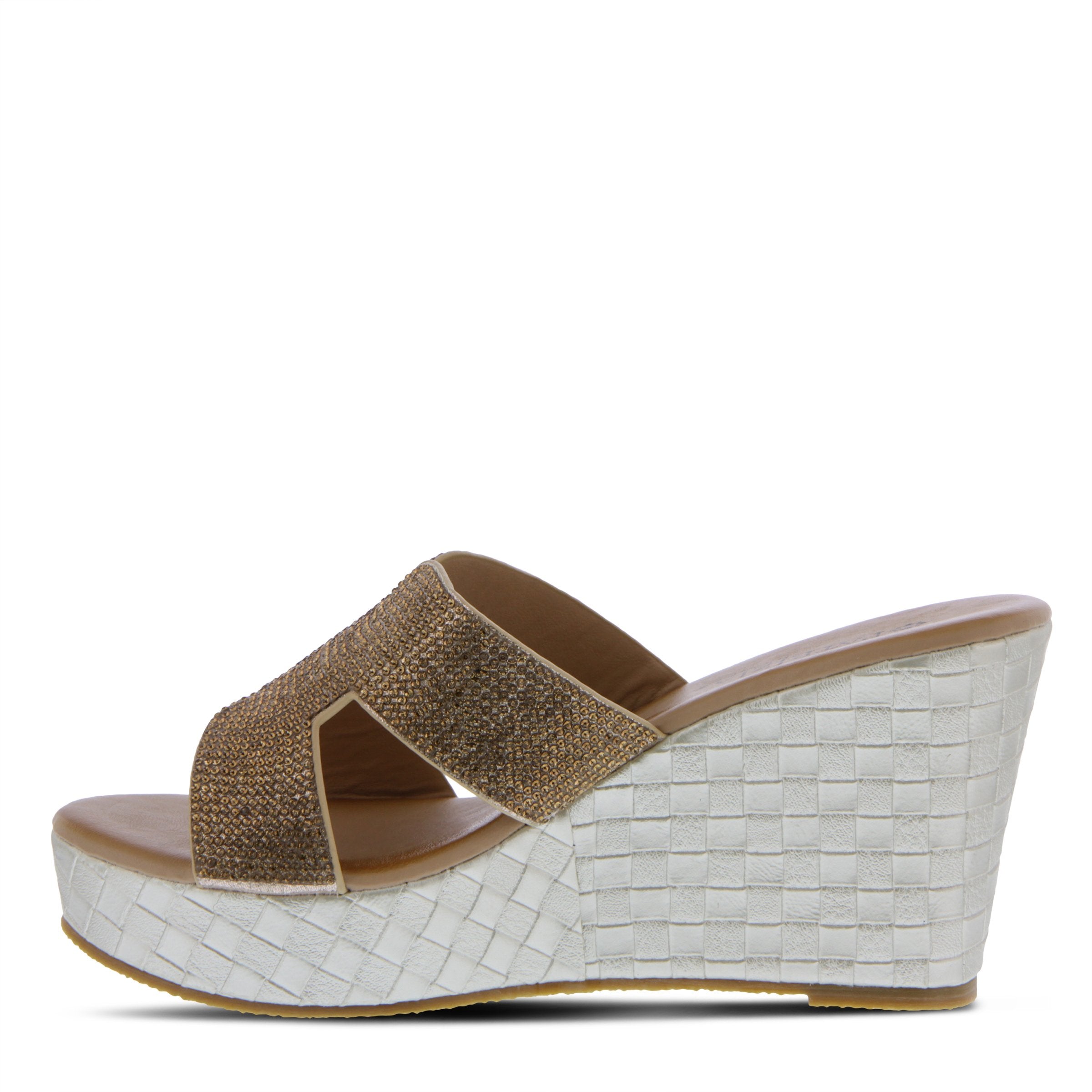 Patrizia PATRIZIA GENOLI SLIDE SANDAL sandal in gold with stylish fashion design
