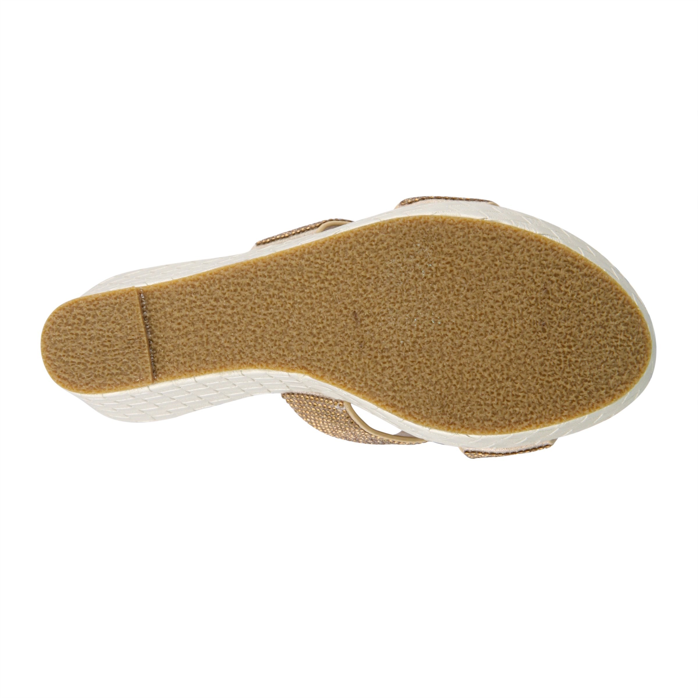 Patrizia PATRIZIA GENOLI SLIDE SANDAL sandal in gold with stylish fashion design